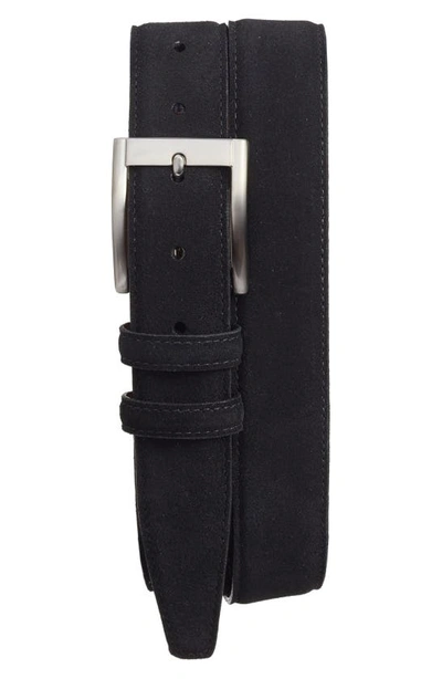 Shop Torino Suede Belt In Black