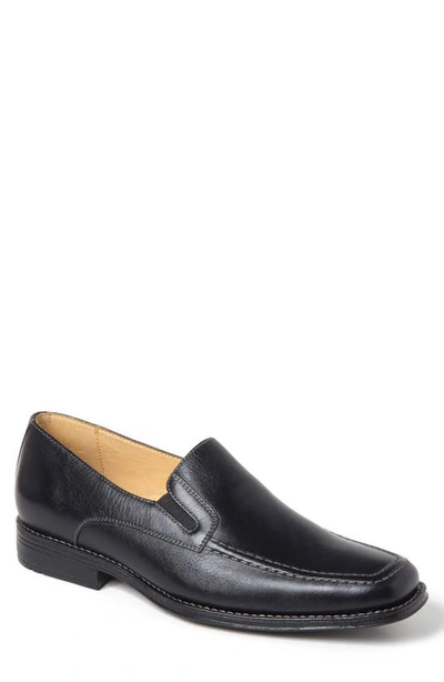 Shop Sandro Moscoloni Marc Venetian Loafer In Black Leather
