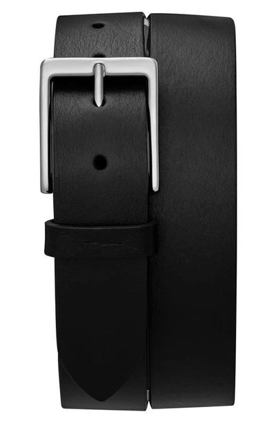 Shop Shinola Lightning Bolt Keeper Belt In Black