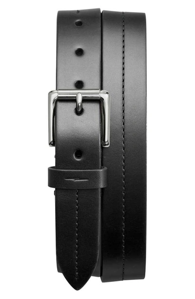 Shop Shinola Leather Belt In Black