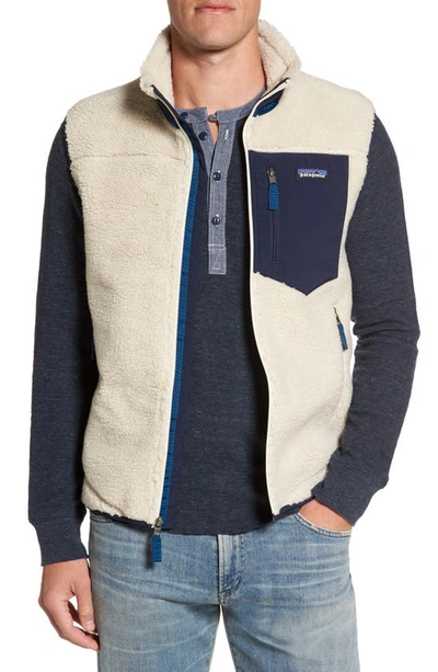 Shop Patagonia Classic Retro-x® Windproof Vest In Natural