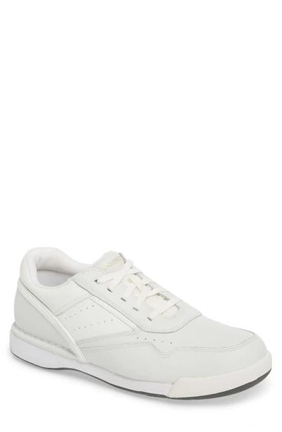 Shop Rockport M7100 Prowalker Sneaker In White Leather