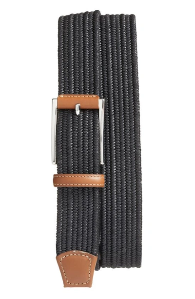 Shop Torino Woven Belt In Black