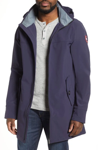 Shop Canada Goose Kent Slim Fit Windproof/water Resistant Jacket In Navy