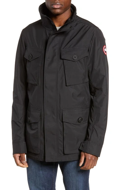 Shop Canada Goose Stanhope Windproof Jacket In Black