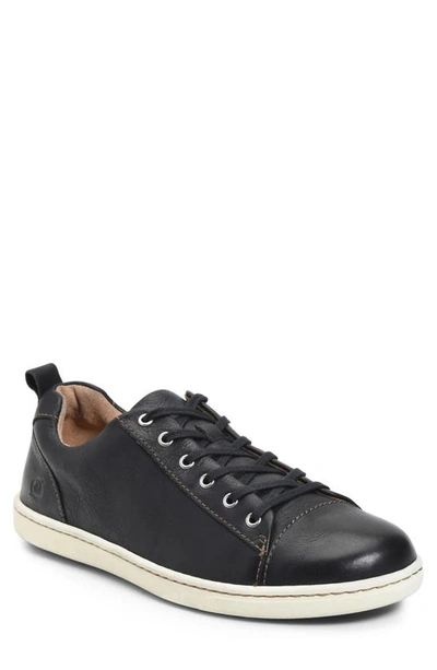 Shop Born B?rn Allegheny Sneaker In Black/ White Bottom Leather