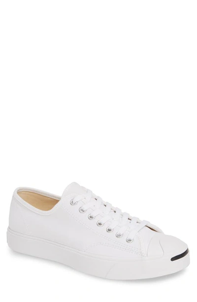 Shop Converse Jack Purcell Low Top Sneaker In White/ White/ Black