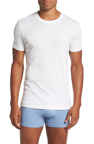 Shop 2(x)ist Pima Cotton Slim Fit Crewneck T-shirt In White