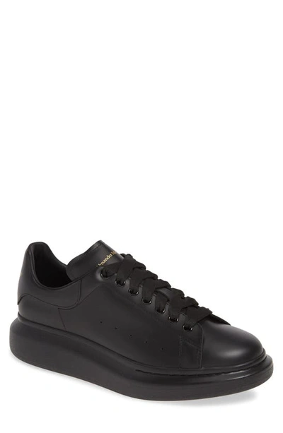 Shop Alexander Mcqueen Oversize Low Top Sneaker In Black