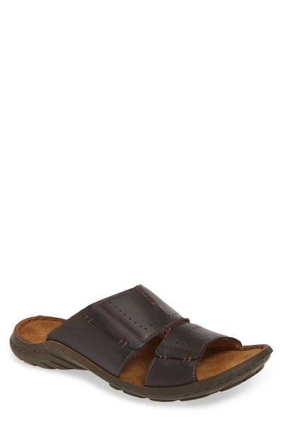Shop Josef Seibel 'logan 21' Slide Sandal In Moro Leather