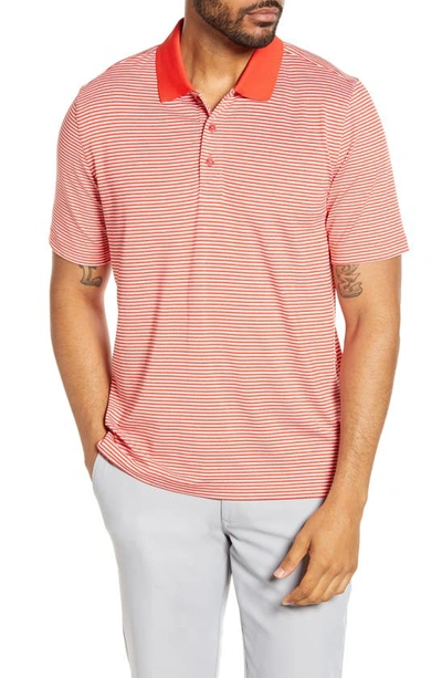 Shop Cutter & Buck Forge Drytec Stripe Performance Polo In Mars