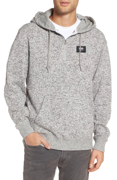 Shop Vans Flurry Half Zip Hoodie In Lunar Rock Heather