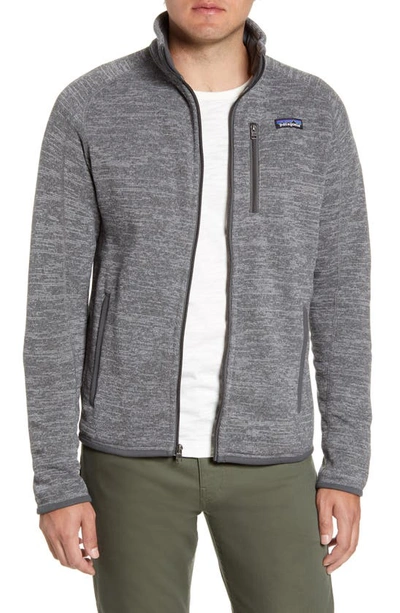 Shop Patagonia Better Sweater® Zip Jacket In Nickel