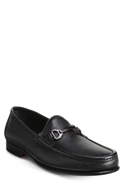 Shop Allen Edmonds Vinci Bit Loafer In Black/ Black