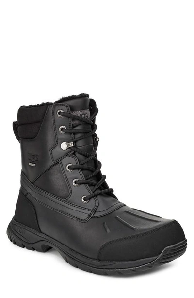 Shop Ugg Felton Waterproof Snow Boot In Black