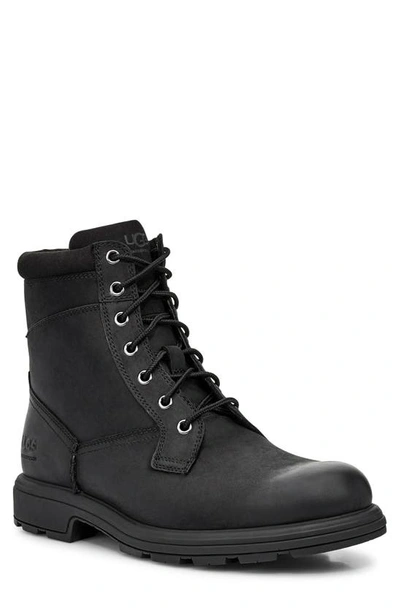 Shop Ugg Biltmore Waterproof Plain Toe Boot In Black