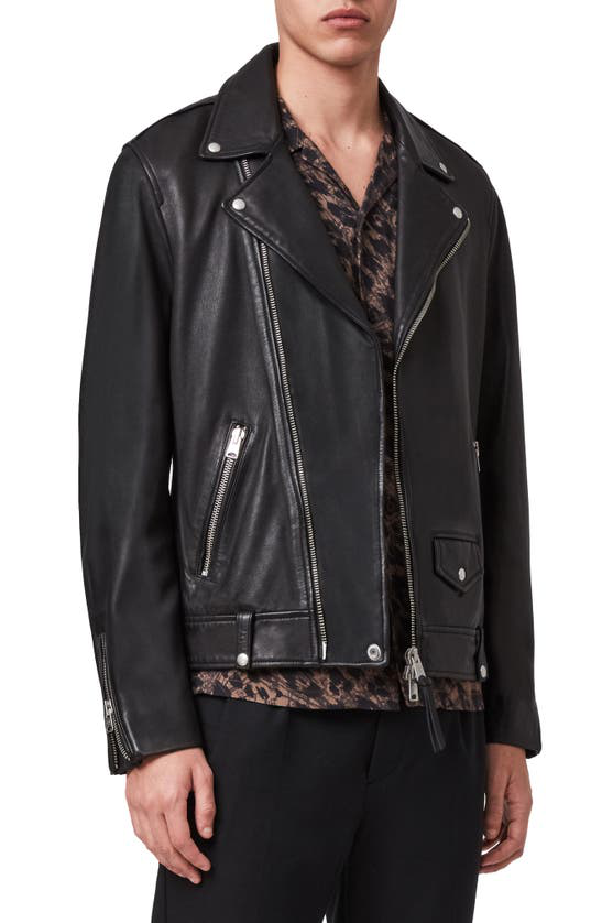 all saints hank leather jacket