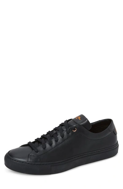Shop Good Man Brand Edge Sneaker In Black/ Black Leather