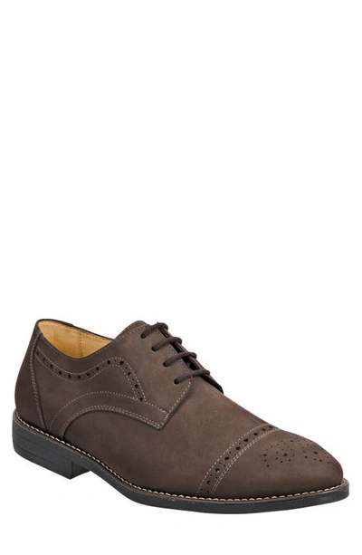 Shop Sandro Moscoloni Avery Cap Toe Derby In Brown