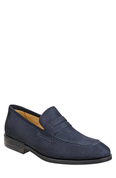 Shop Sandro Moscoloni Antoine Penny Loafer In Navy