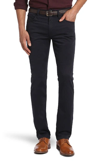 Shop 34 Heritage Courage Straight Leg Pants In Navy Twill