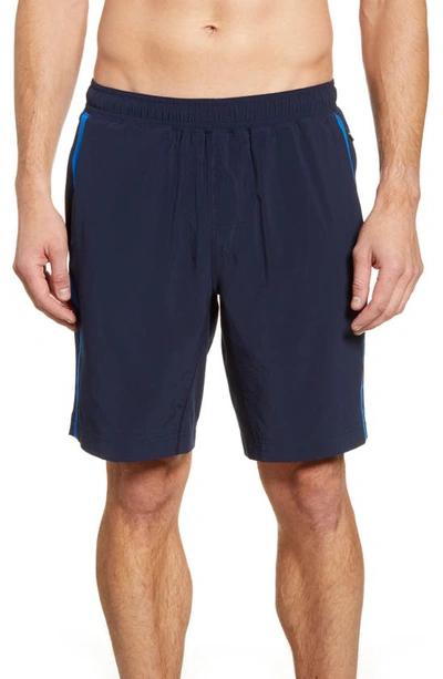 Shop Fourlaps Advance 9 Inch Shorts In Navy