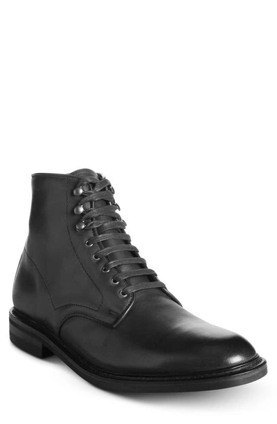 Shop Allen Edmonds Higgins Weatherproof Plain Toe Boot In Black