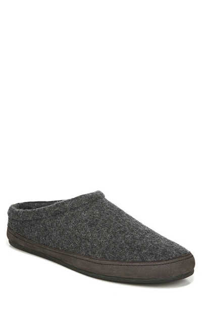 Shop Vince Howell Faux Shearling Lined Slipper In Charcoal