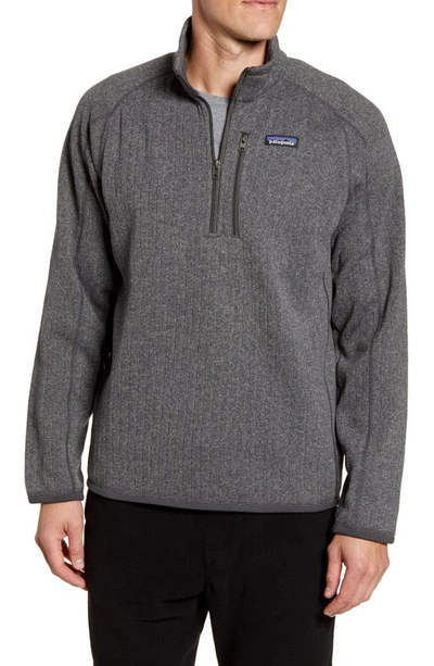 patagonia better sweater rib knit quarter zip pullover