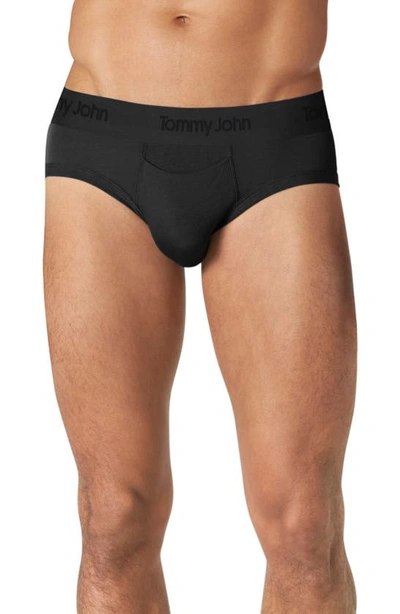 Shop Tommy John Second Skin Briefs In Black