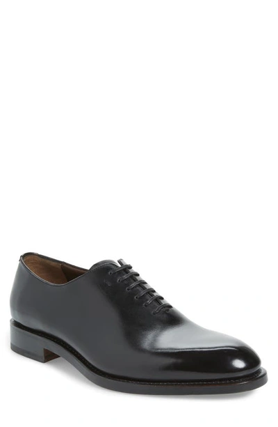 Ferragamo Square Head Niujin Shoes In Black