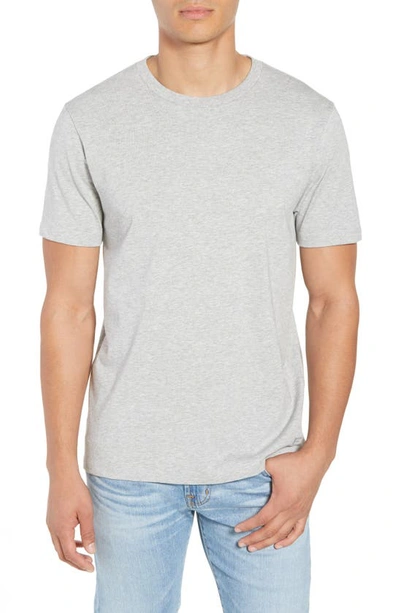 Shop Frame Classic Fit Cotton T-shirt In Gris