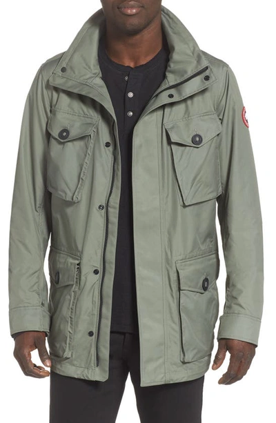Shop Canada Goose Stanhope Windproof Jacket In Sagebrush