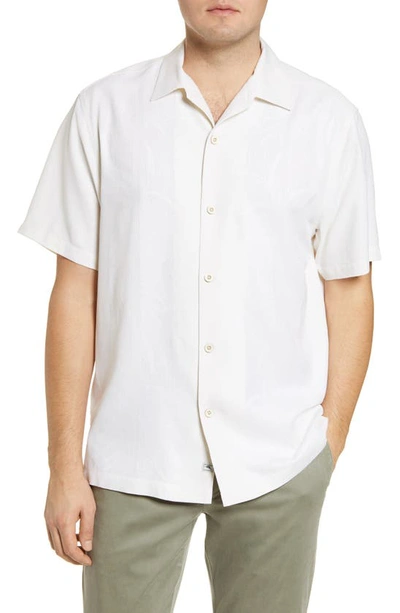 Shop Tommy Bahama Tahitian Border Classic Fit Silk Shirt In Continental