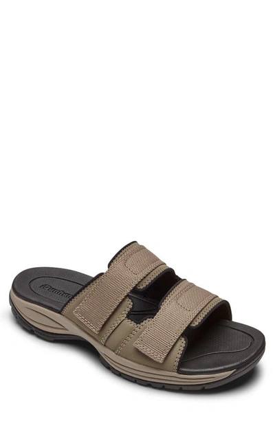 Dunham Newport Slide Sandal In Taupe ModeSens