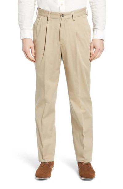 Shop Berle Charleston Khakis Pleated Chino Pants