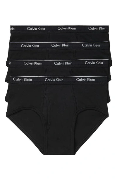 Shop Calvin Klein 4-pack Briefs In Black