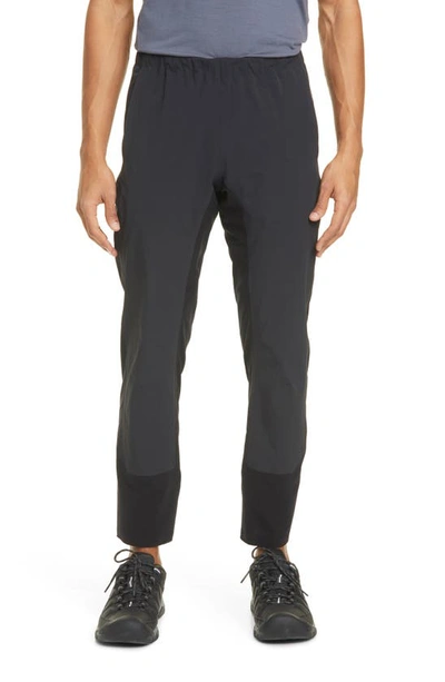 Shop Veilance Secant Comp Water Resistant Stretch Nylon Jogger Pants In Black