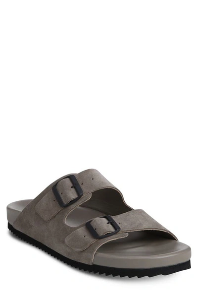 Shop Allen Edmonds Sparrow Slide Sandal In Grey