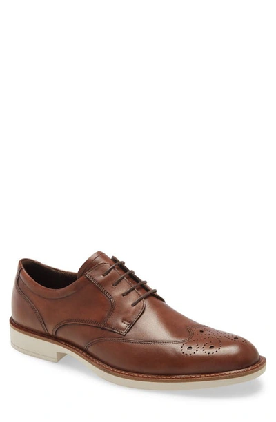 Ecco Men's Biarritz Brogue Derby Oxford Shoes Brown | ModeSens