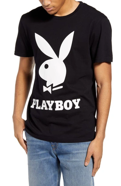Shop Elevenparis Lummer Playboy Graphic Tee In Black