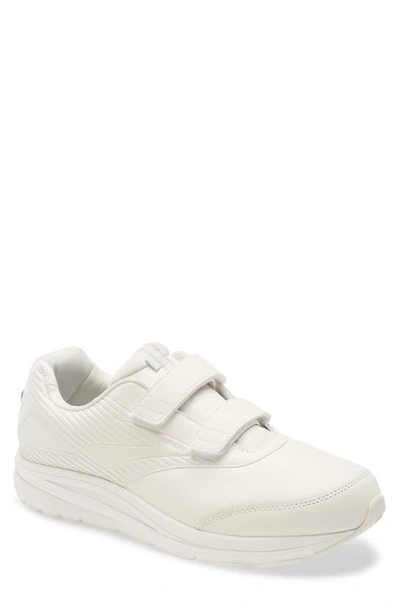 Shop Brooks Addiction V-strap 2 Walking Shoe In White/ White