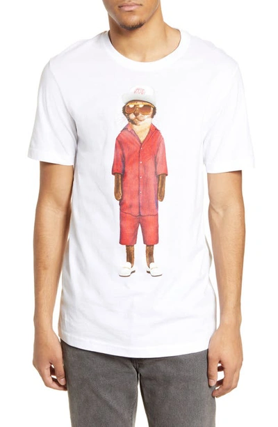 Shop Elevenparis X Pets Rock Mr. Mercury Graphic Tee In White