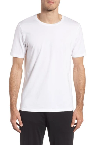 Shop Tommy John Second Skin Crewneck T-shirt In White
