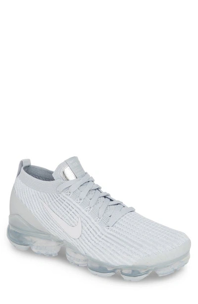 Shop Nike Air Vapormax Flyknit 3 Running Shoe In White/ Pure Platinum