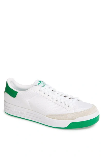 Shop Adidas Originals Rod Laver Vintage Sneaker In White/ Fairway