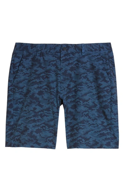 Shop Cutter & Buck Bainbridge Camo Sport Shorts In Navy Camo