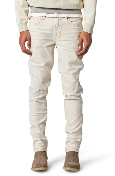 Shop Hudson Axl Ripped Skinny Jeans In Washed White