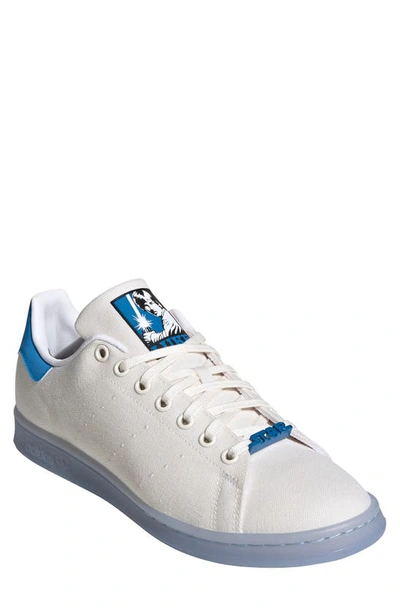 Shop Adidas Originals X Star Wars Stan Smith Canvas Sneaker In Chalk White/ White/ Blue