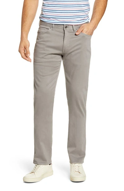 Shop Peter Millar Ultimate 5-pocket Straight Leg Sateen Pants In Gale Grey